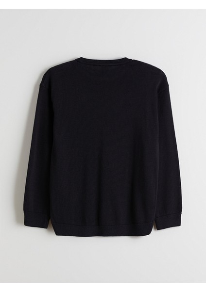 Yeni Sezon Bisiklet Yaka Erkek Çocuk Triko Kazak modelleri