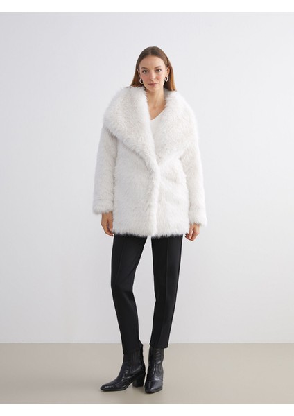 Yeni Sezon Ceket Yaka Oversize Kadın Kürk Mont fiyatları