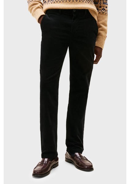 Pamuklu Straight Fit Normal Bel Kadife Pantolon Erkek Pantolon MW0MW40267 Bds