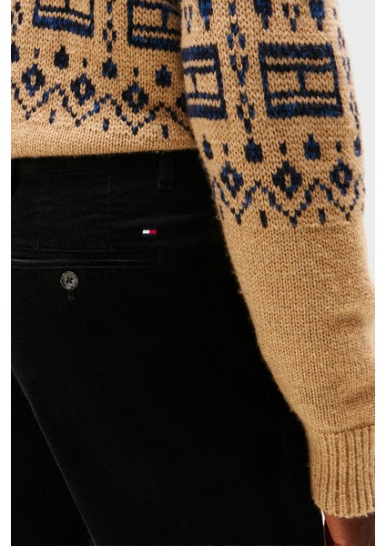 Pamuklu Straight Fit Normal Bel Kadife Pantolon Erkek Pantolon MW0MW40267 Bds modelleri