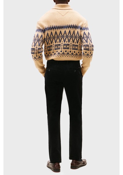 Pamuklu Straight Fit Normal Bel Kadife Pantolon Erkek Pantolon MW0MW40267 Bds fırsatları