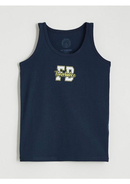 Yeni Sezon Bisiklet Yaka Fenerbahçe Baskılı Erkek Çocuk Atlet 2'li fiyatları