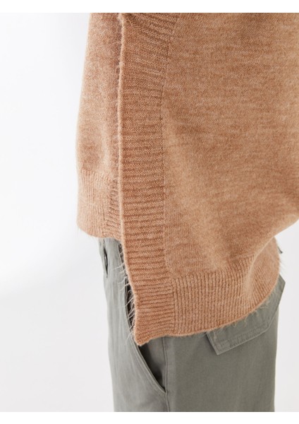 Yeni Sezon Kadın V Yaka Düz Triko Süveter indirimleri