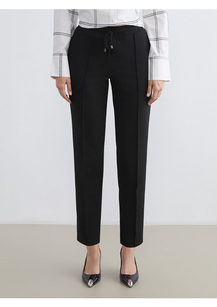 Yeni Sezon Beli Lastikli Havuç Kesim Kadın Pantolon fiyatları