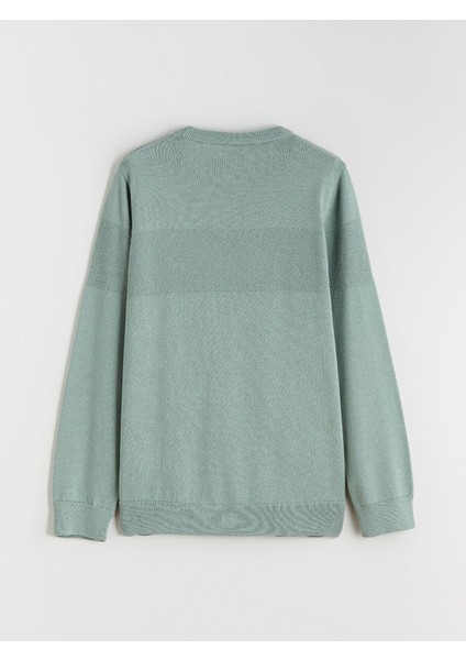 Yeni Sezon Bisiklet Yaka Erkek Çocuk Triko Kazak modelleri