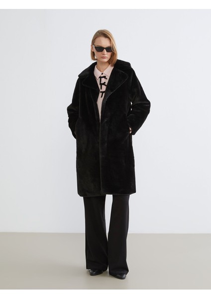 Yeni Sezon Ceket Yaka Kadın Kürk Kaban fiyatları