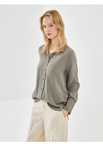 Yeni Sezon Loose Fit Kadın Gömlek