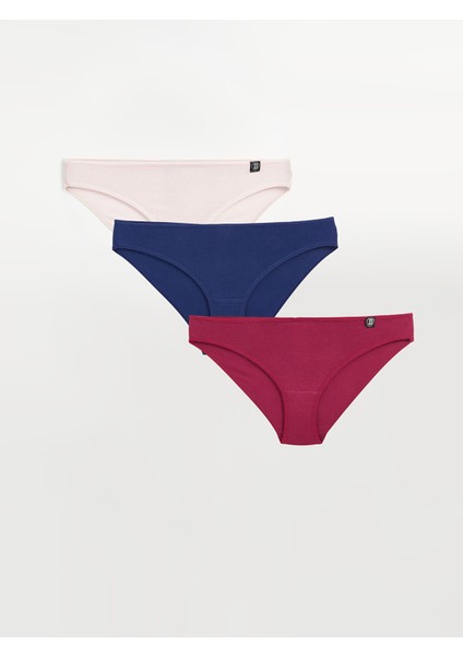 Yeni Sezon Baskılı Bikini Külot 3'lü