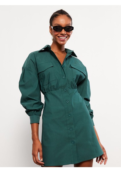 Yeni Sezon Düz Uzun Kollu Kadın Gömlek Elbise fiyatları