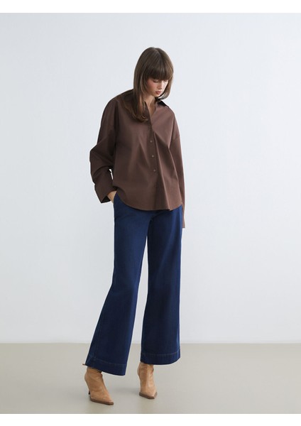 Yeni Sezon Wideleg Kadın Jean Pantolon