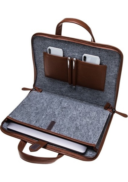 Barchello Pergamon Deri Laptop Çantası Rst2 Taba fırsatları
