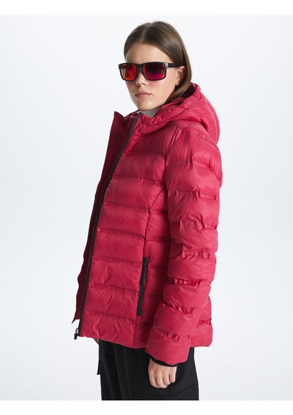 Yeni Sezon Kadın Kapüşonlu Düz Şişme Mont fiyatları