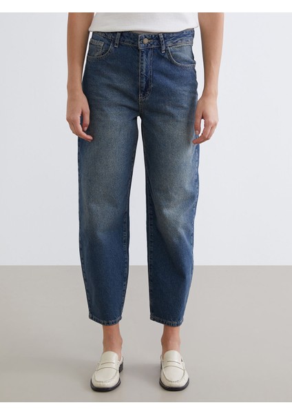 Yeni Sezon Barrel Fit Kadın Jean Pantolon fiyatları