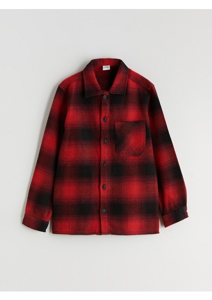Yeni Sezon Ekose Erkek Çocuk Gömlek Ceket