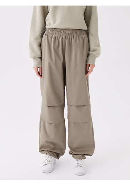 Yeni Sezon Beli Lastikli Rahat Kalıp Kadın Pantolon fırsatları
