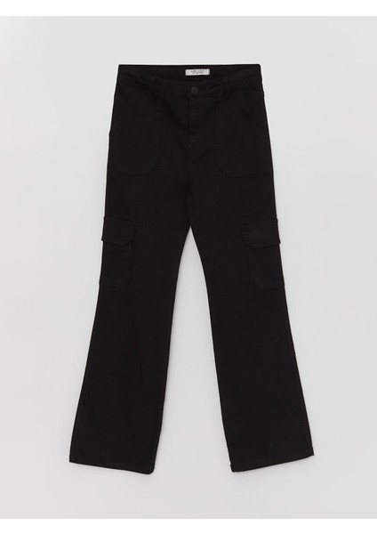 Yeni Sezon Ispanyol Paça Kız Çocuk Kargo Pantolon