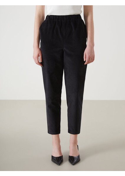 Yeni Sezon Beli Lastikli Kadife Kadın Pantolon fiyatları