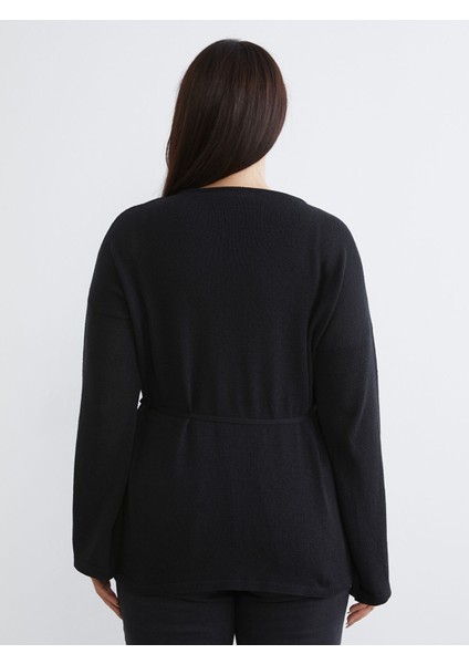 Yeni Sezon Büyük Beden Bisiklet Yaka Kadın Triko Kazak fırsatları