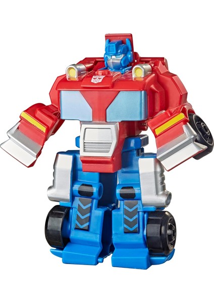 Rescue Bots Academy Optimus Prime 2-In-1 Dönüşen Robot & Kamyon Figür – 4.5 Inç – Çocuk Oyuncak Figürü (3+ Yaş)