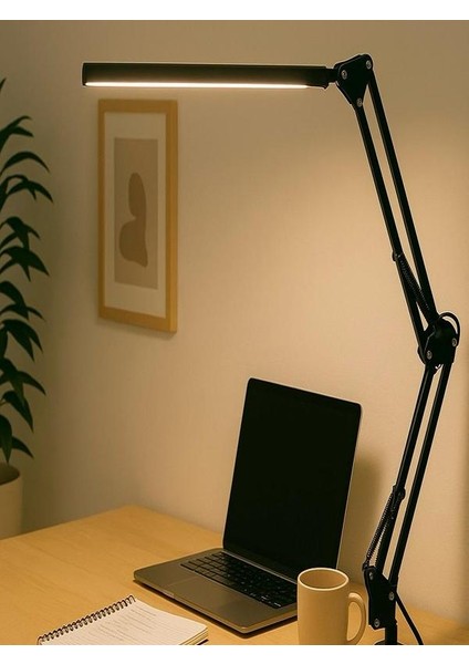 Katlanabilir LED Akrobat Masa Lambası Okuma & Çalışma Işığı, Masa Tutuculu fiyatları