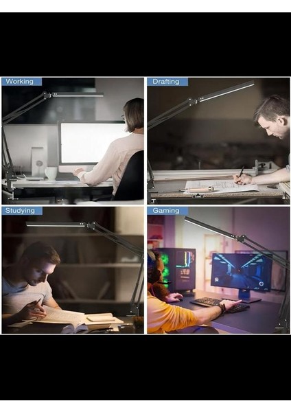 Katlanabilir LED Akrobat Masa Lambası Okuma & Çalışma Işığı, Masa Tutuculu indirimleri