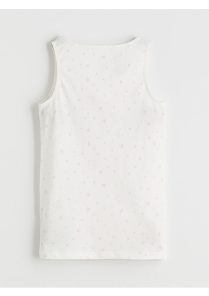 Yeni Sezon Baskılı Askılı Pamuklu Kız Çocuk Atlet modelleri