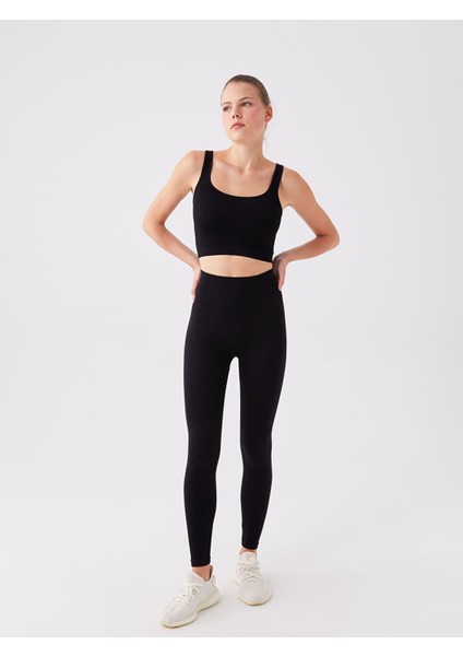 Yeni Sezon Beli Lastikli Düz Seamless Kadın Tayt fiyatları