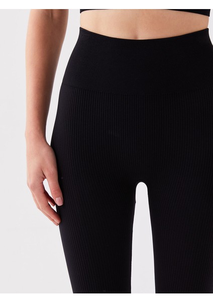 Yeni Sezon Beli Lastikli Düz Seamless Kadın Tayt fırsatları