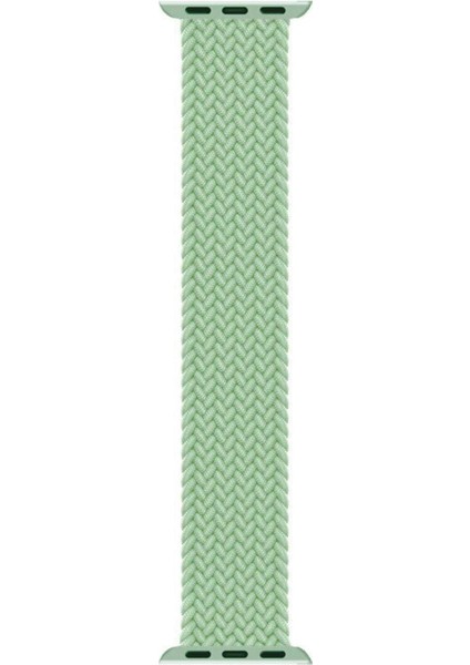 Series 5 44MM Için Kordon, (Medium Size, 147MM) Knitted Fabric Loop Açık Yeşil [ Series 5 44MM ile Uyumlu Kordon - Açık Yeşil]