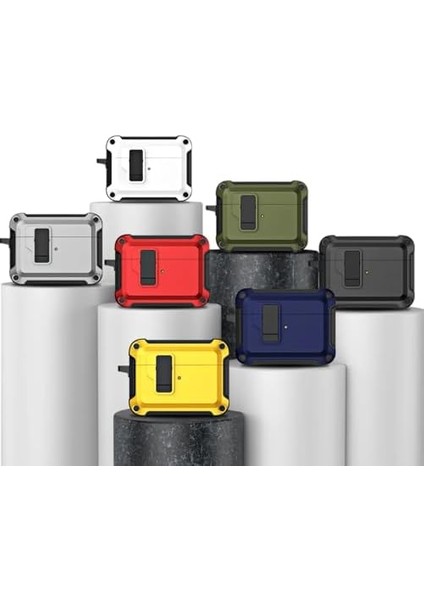 Pro/pro 2 ile Uyumlu Dayanıklı Koruyucu Tank Kılıf – Şok Emici, Karabina Klipsli, Keskin Tasarım (Sarı) modelleri