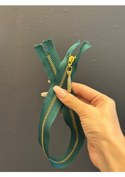 45X3 cm Yeşil Dişli Fermuar fiyatları