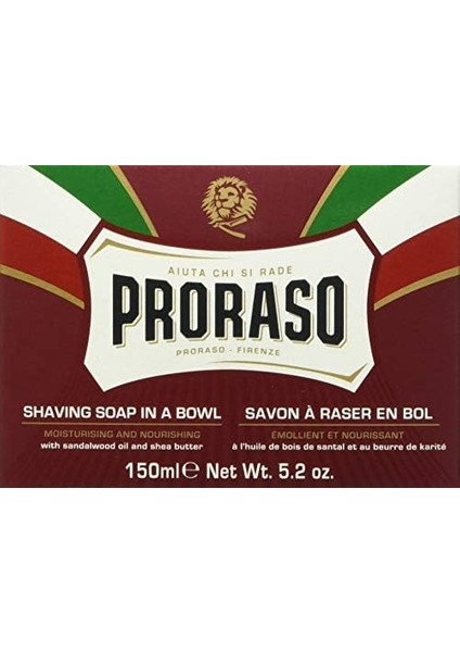 Proraso Sandal Ağacı ve Shea Özlü Tıraş Sabunu 150ML fiyatları