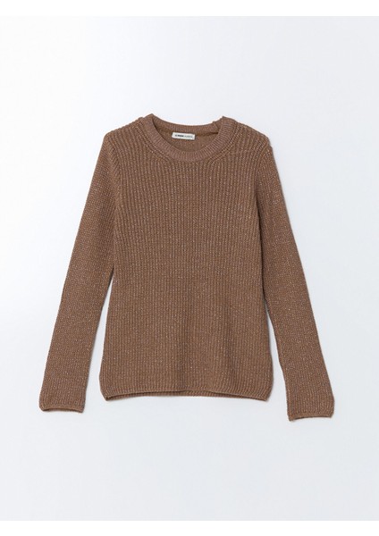 Yeni Sezon Bisiklet Yaka Ajurlu Kadın Triko Kazak indirimleri