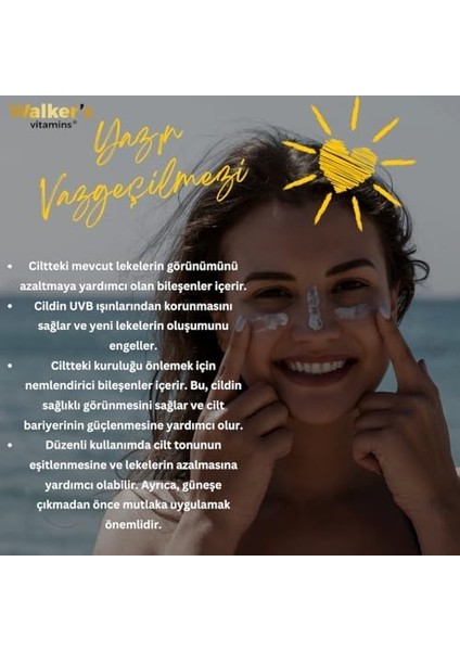 Walker`s Vitamins Dermatologique 50 Faktör Güneş Kremi fiyatları