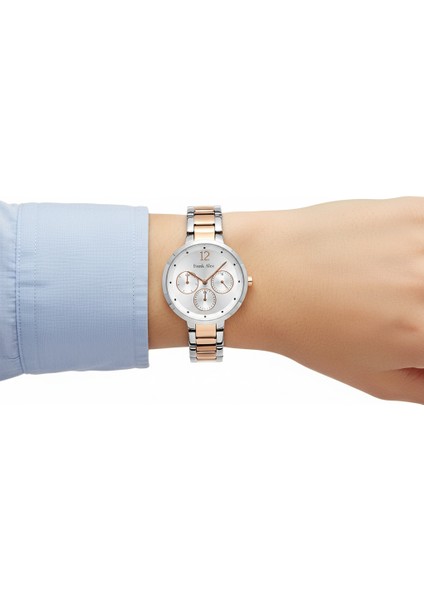 Kadın Kol Saati Gümüş Renk, Gümüş Kadran - Şık Metal Kordon, 2 Yıl Garantili modelleri