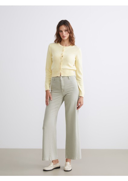 Yeni Sezon Wideleg Kadın Jean Pantolon