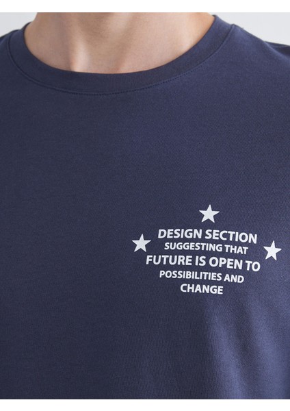 Yeni Sezon Bisiklet Yaka Uzun Kollu Baskılı Erkek Tişört modelleri