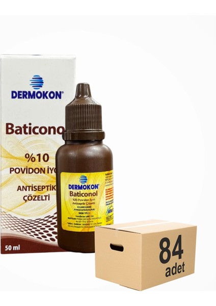 Batikon Antiseptik Çözelti 50ML - 84 Adet (1 Koli)