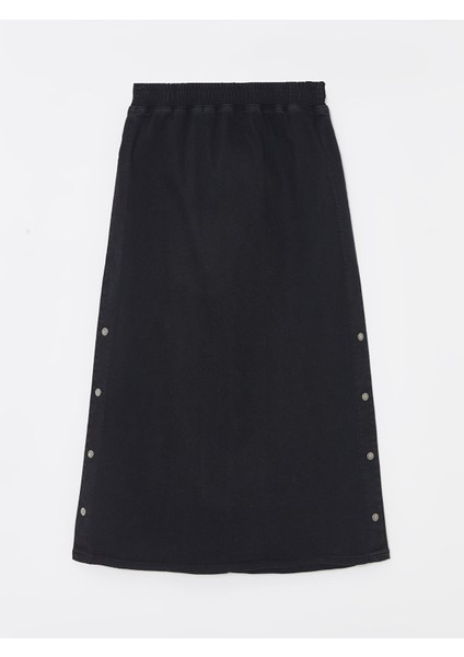 Yeni Sezon Beli Lastikli Kadın Jean Etek indirimleri