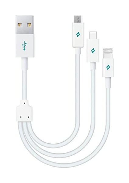 Alumicable Mini Micro USB 30CM Şarj Kablosu, Beyaz fiyatları