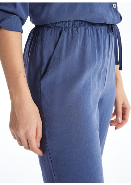 Yeni Sezon Beli Lastikli Loose Fit Kadın Pantolon modelleri