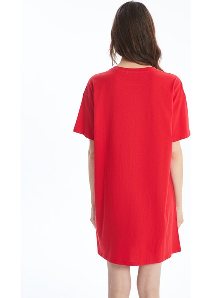 Yeni Sezon Bisiklet Yaka Yılbaşı Temalı Kadın Gecelik fırsatları