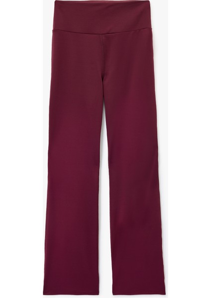 Slim Fit Normal Bel Ispanyol Paça Spor Tayt