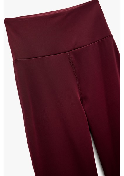 Slim Fit Normal Bel Ispanyol Paça Spor Tayt modelleri