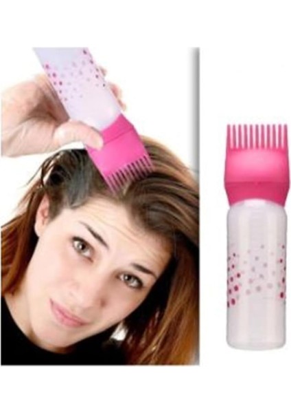 Gaman Saç Boya Ablikatör Şişe ve Kolay Sürülebilir Saç Maskesi Için Taraklı Şişe Çok Renkli