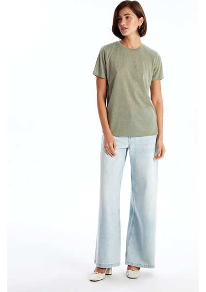 Yeni Sezon Bisiklet Yaka Kadın Tişört fiyatları