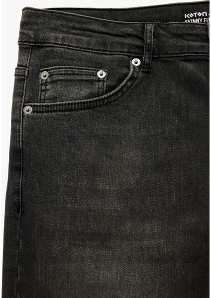 Normal Bel Cepli Skinny Fit Jean Pantolon - Michael Jean modelleri