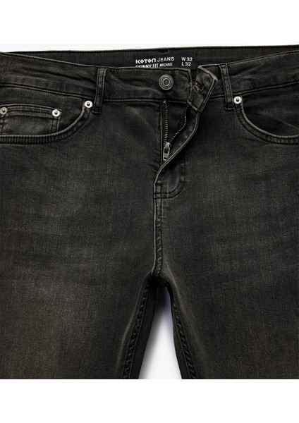 Normal Bel Cepli Skinny Fit Jean Pantolon - Michael Jean fırsatları