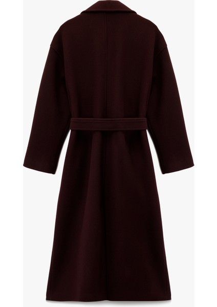 Kemerli Kaban Kaşe Kruvaze Cepli Uzun Kollu fiyatları