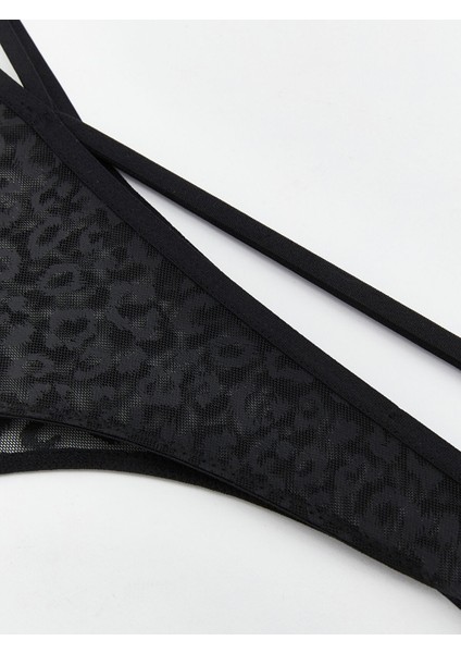 Yeni Sezon Leopar Desenli Dantelli Fantezi Brazilian Külot modelleri